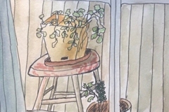 Elisabeth Prax-Still life-Pen  and wash
