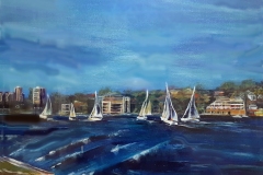 Katrina McIlveen-Sailing off Cockatoo-Island