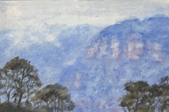 Misty-morning. Watercolours