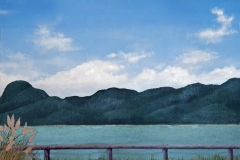 Leslie Leo River study 2 Oils