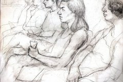 Dole-queue. Pencil