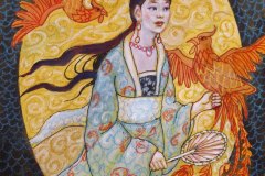 Lady-Fenghuang . Pastels