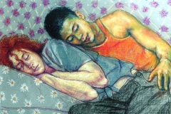 Sleeping couple- Fiona O'Beirne
