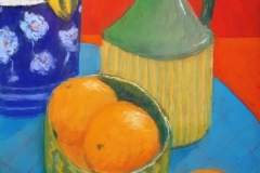 Robert Kitson -Still life with oranges