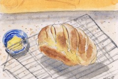 Sally Pope-Croissant, Pen and wash
