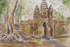 Sally Pope Angkor Thom north