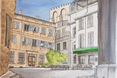 Sally Pope-Avignon 1, Pen and wash