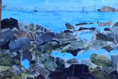 Sarah Lay, Seascape, Collage