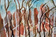 Sarah Lay-Boudi after the fire, Mixed Media