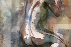 Sarah Lay-Nude, Mixed Media